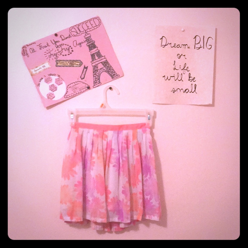 Floral kids size skirt